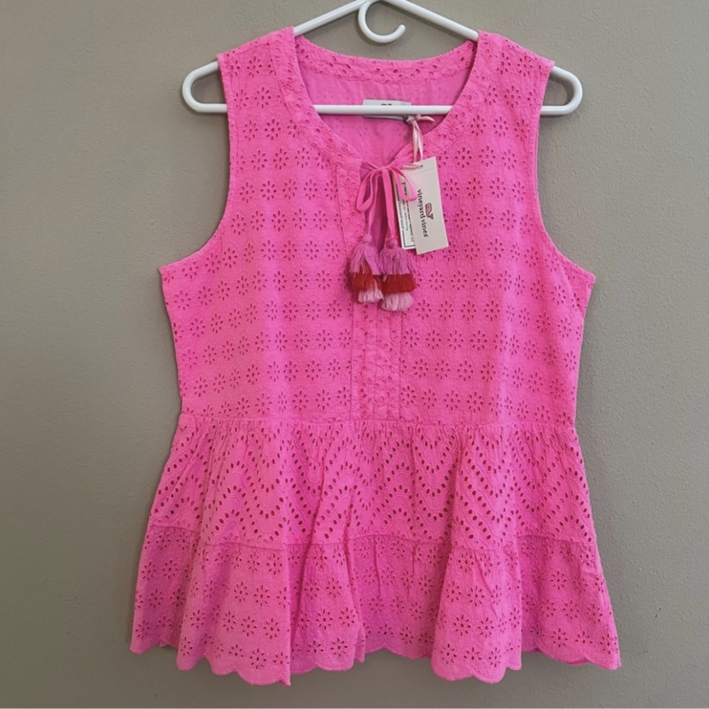 Vineyard Vines Pink Eye lot top